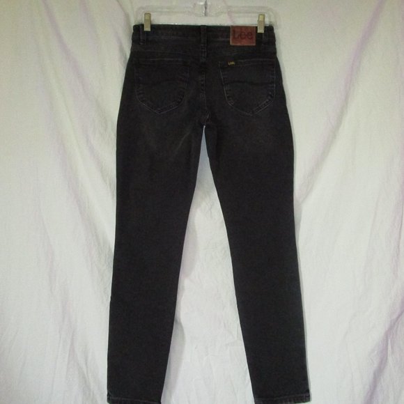 LEE Vintage Modern High Rise Black Skinny Jeans - Picture 6 of 8
